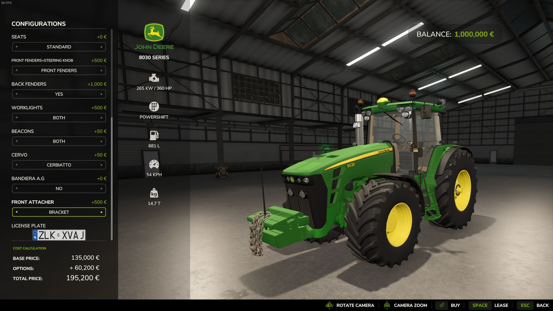 John Deere 8030 Series