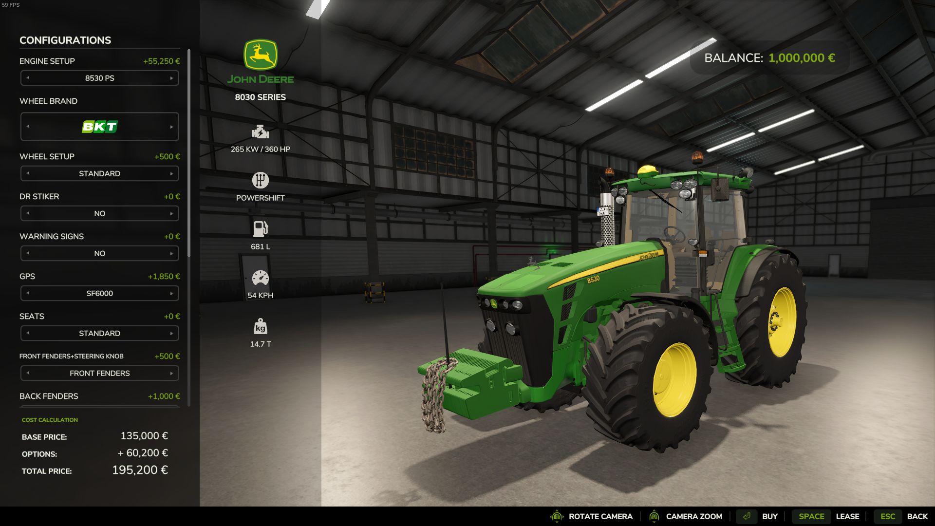 John Deere 8030 Series