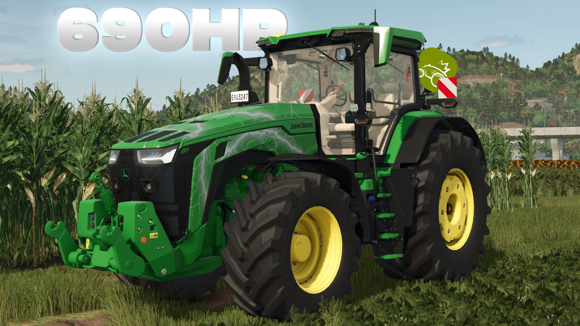 John Deere 8R (690hp)