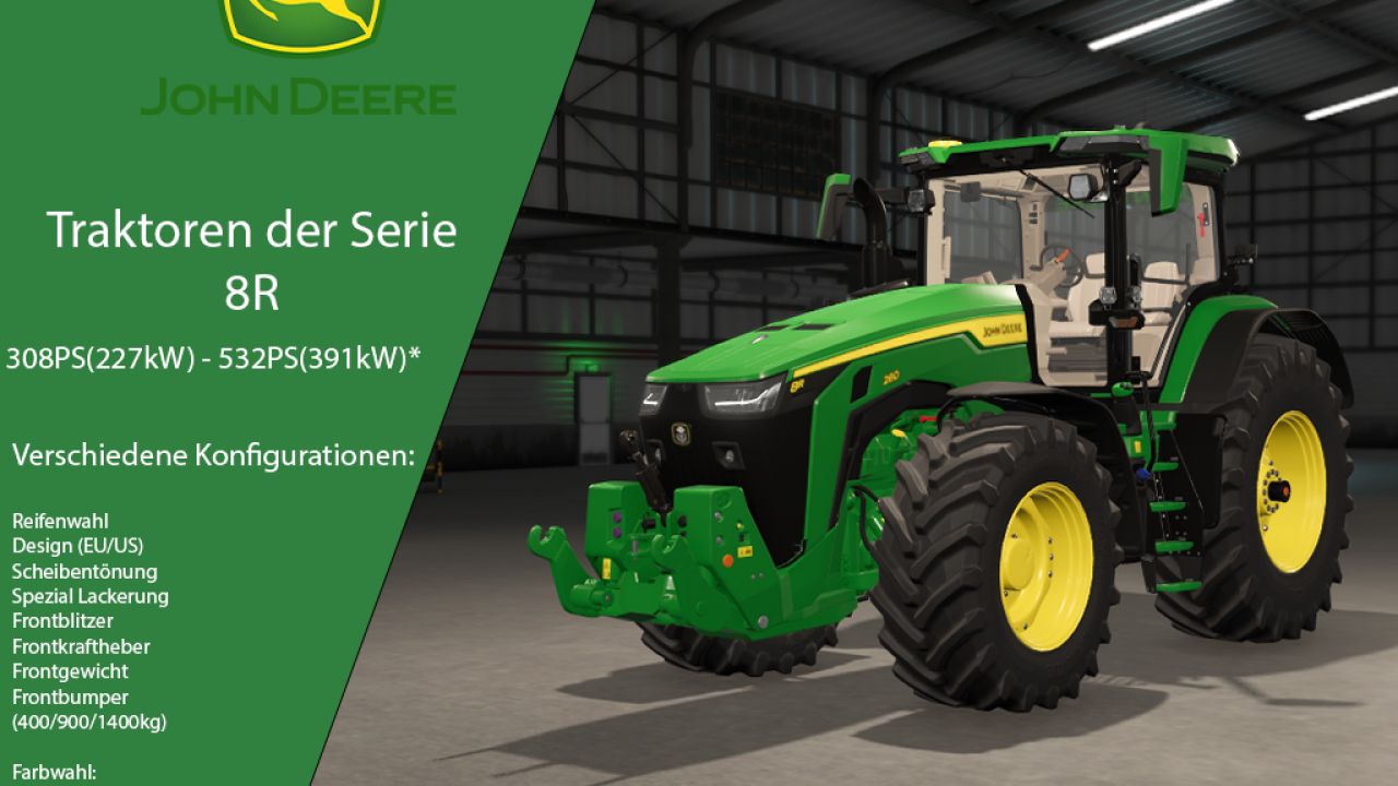 John Deere 8R Series 2022 Spezial Edition