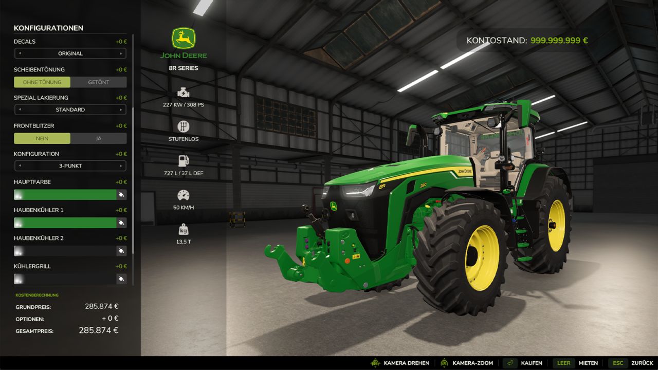 John Deere 8R Series 2022 Spezial Edition