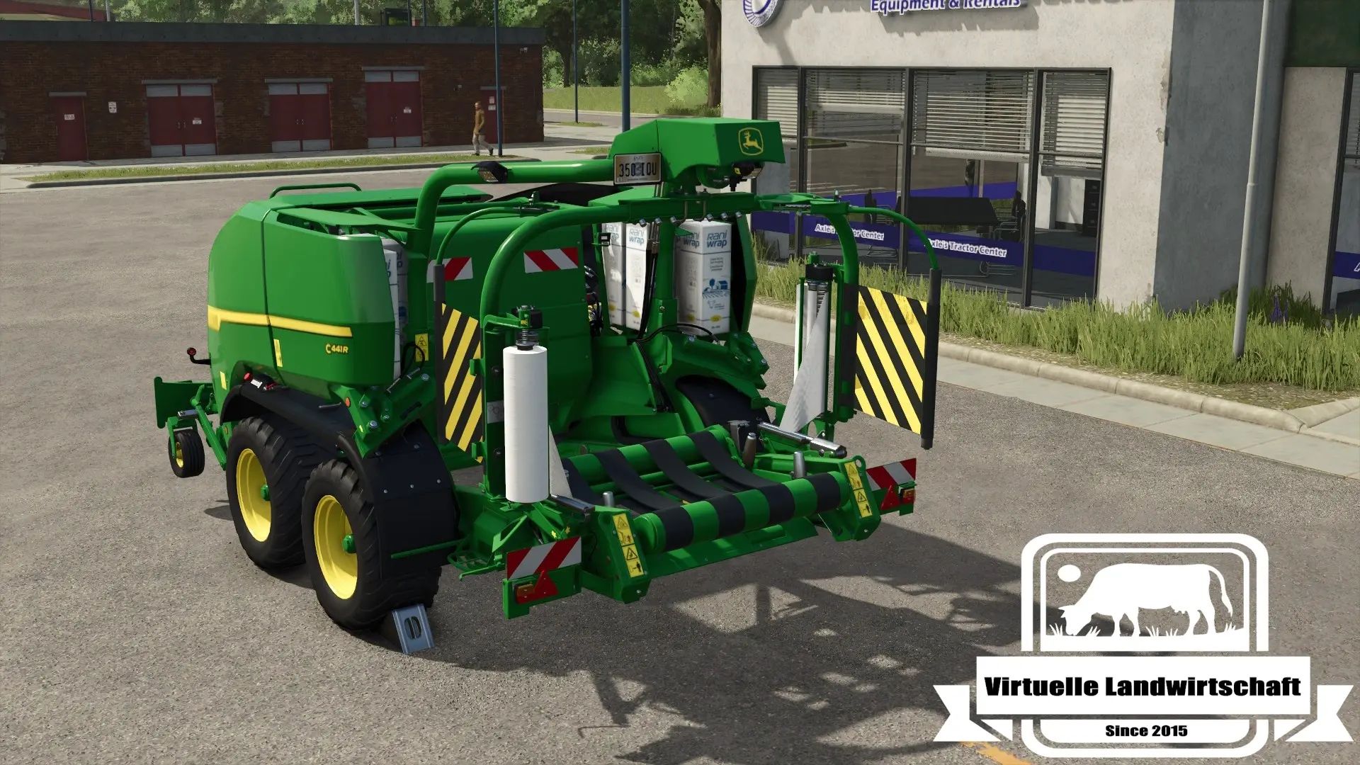 John Deere C441R (voorperskamer en inkuilmiddel)