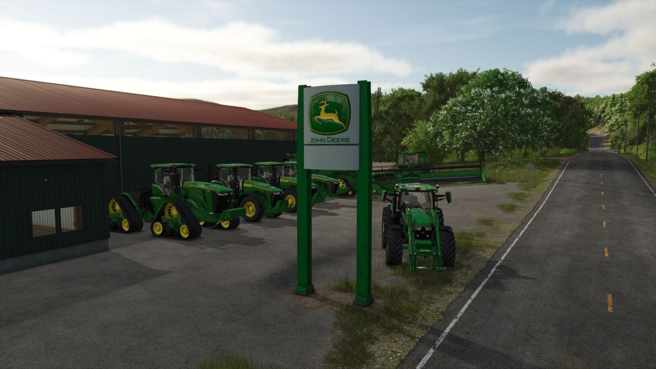 Insegna del concessionario John Deere