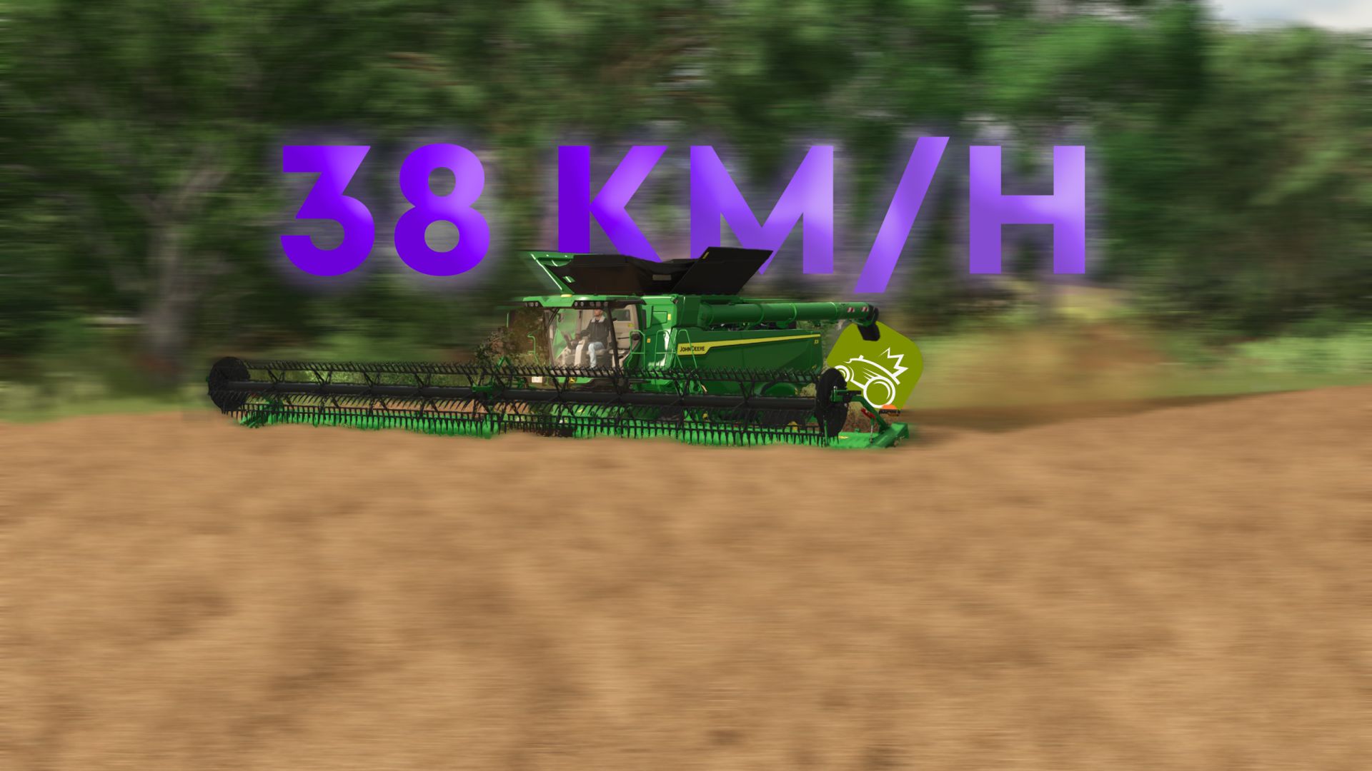 Barra de corte John Deere HD50F (38 km/h)