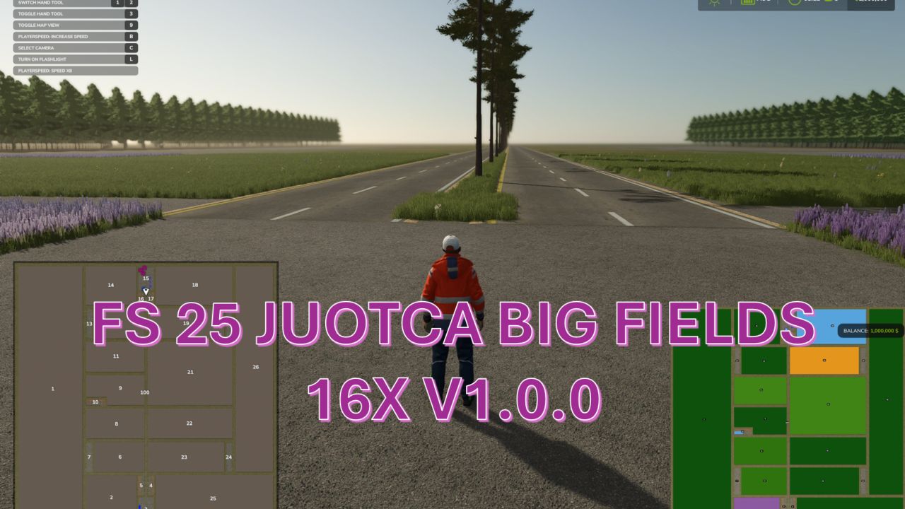 Juotca Big Fields 16X