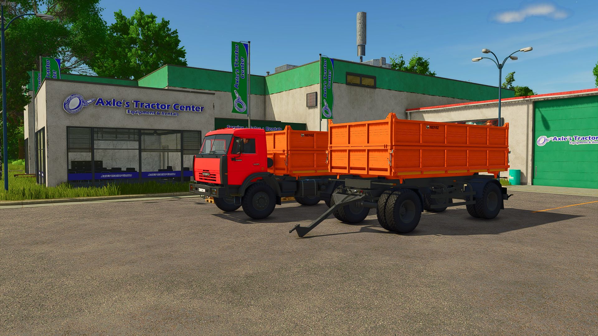 Kamaz-65111 und Nephas-8560