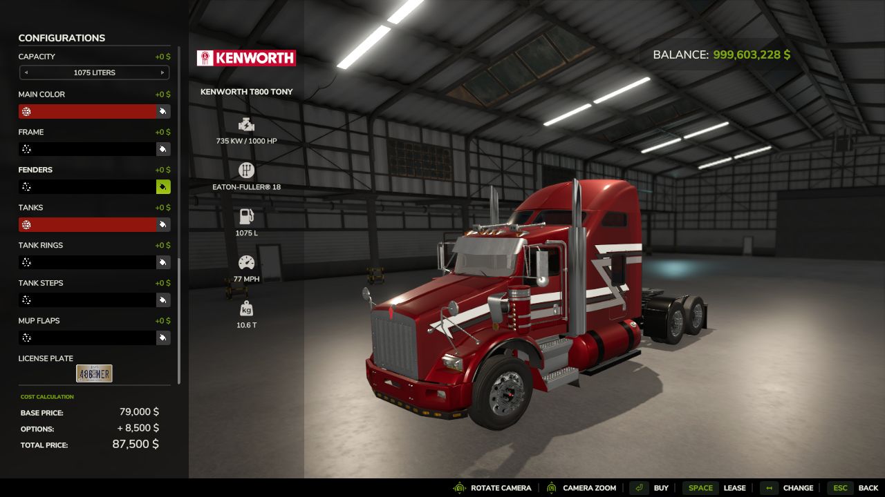 Kenworth T800 Rework