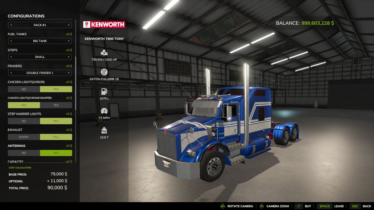 Kenworth T800 Rework