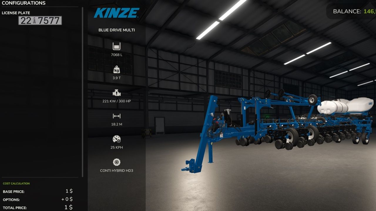 Kinze Blue Drive Multi