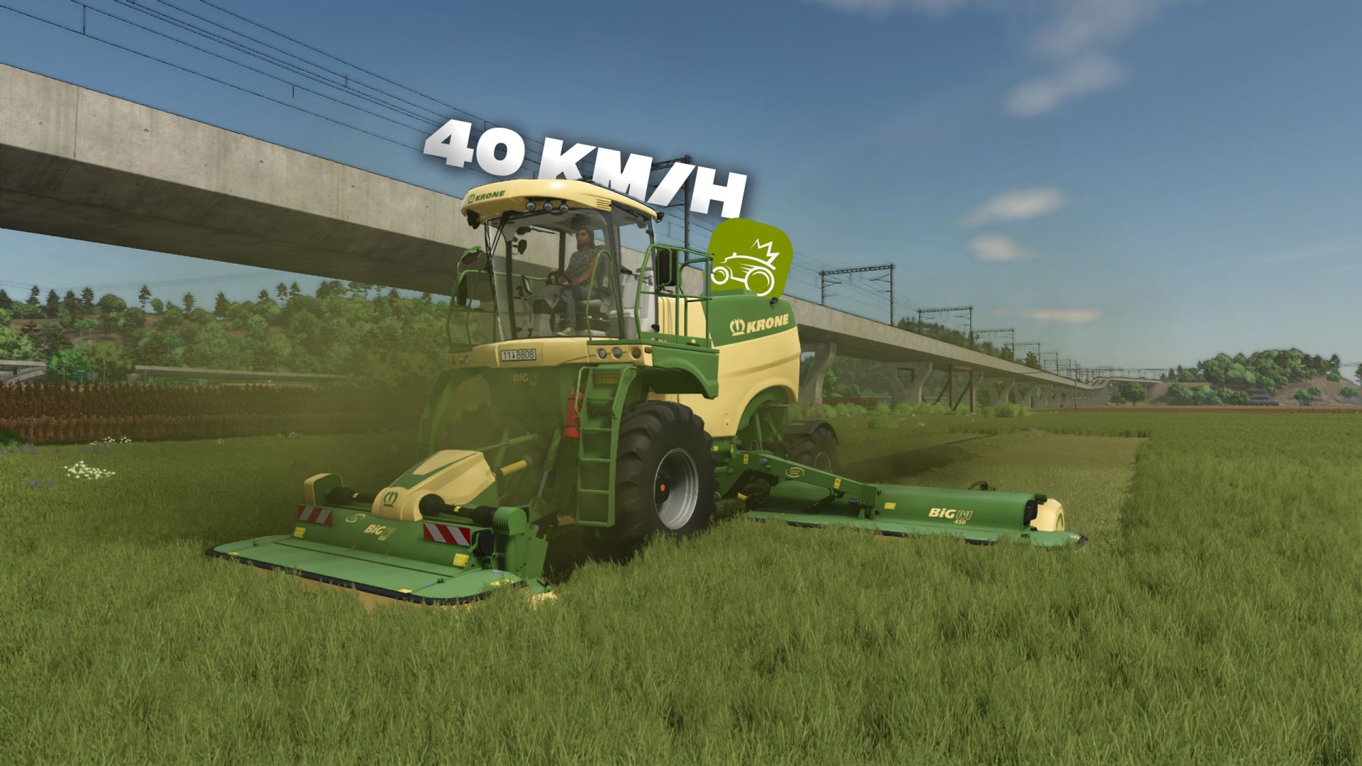 Krone Big M 450 (Daha Hızlı / Daha Fazla Güç)