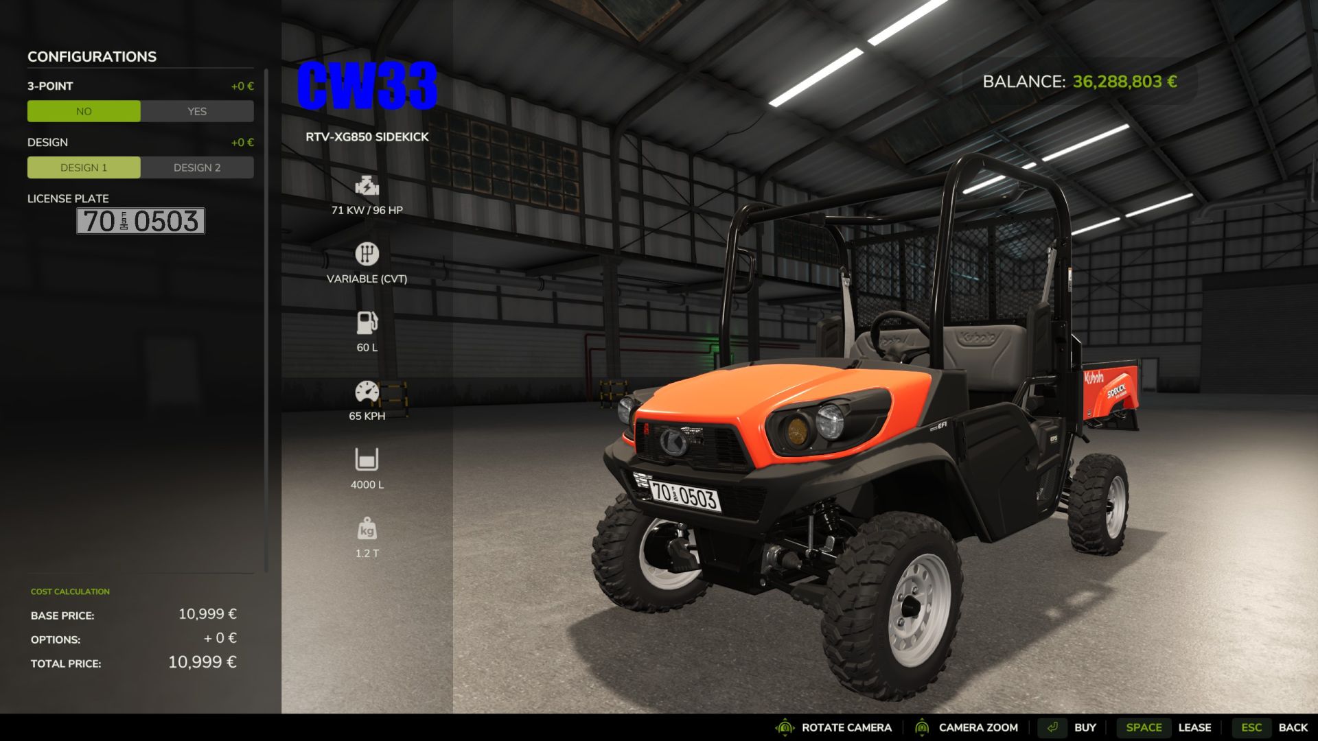 Kubota Sidekick 4000L Unreal Capacity