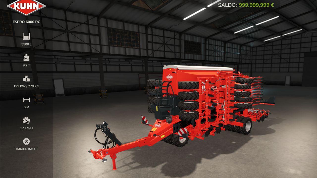 Kuhn Espro 6000 RC (multifruits)