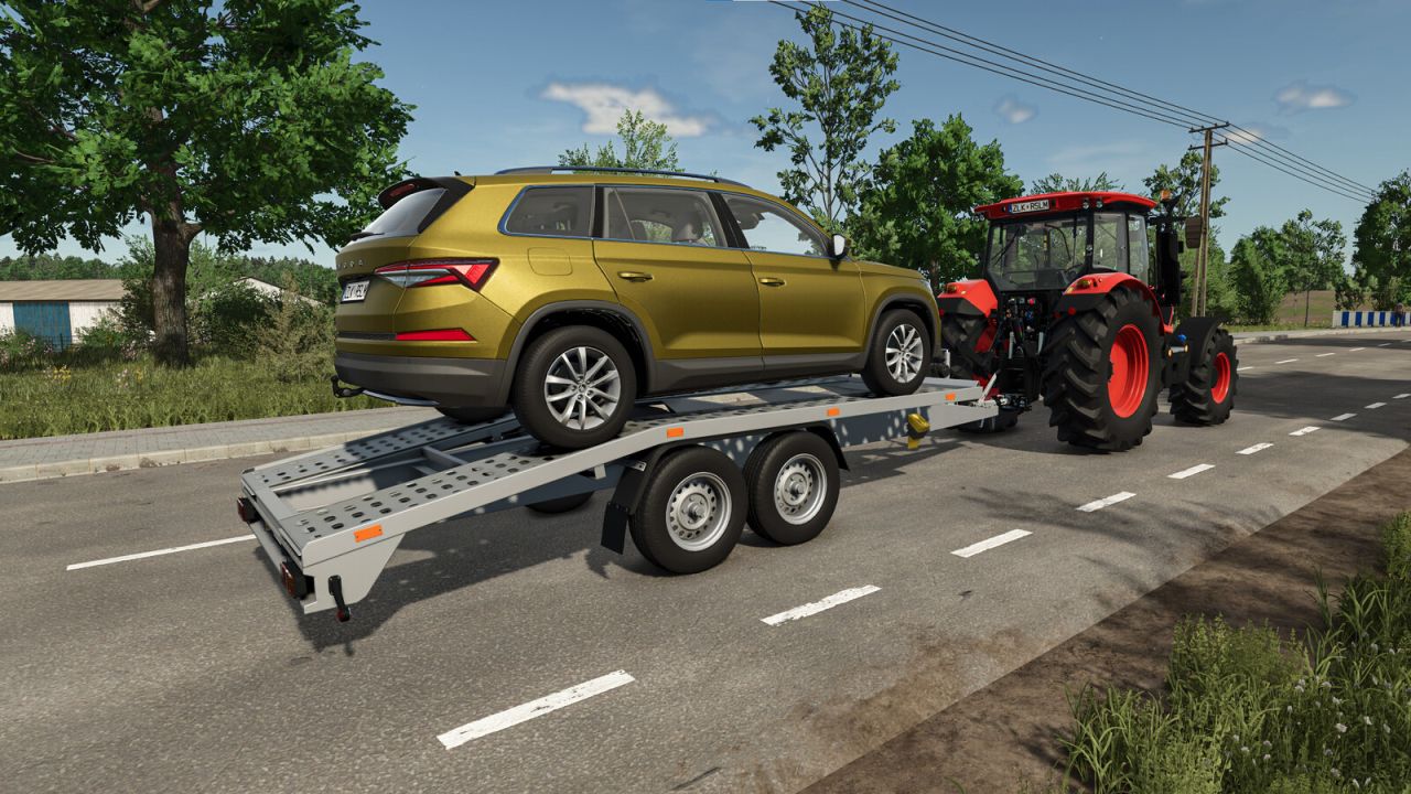 Rimorchio per auto da lucertola