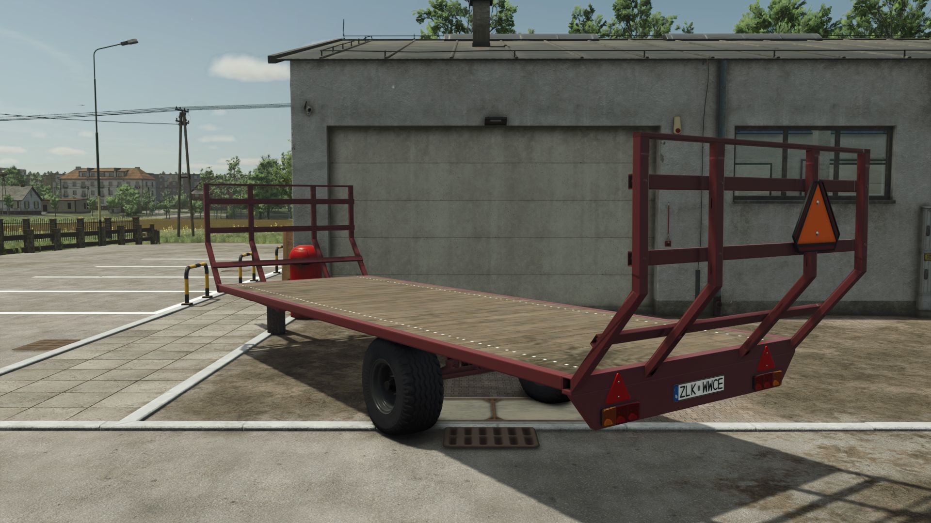 Lizard G54 Bale trailer