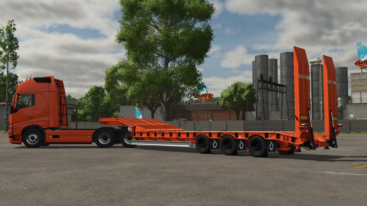 Low Loader Galtrailer