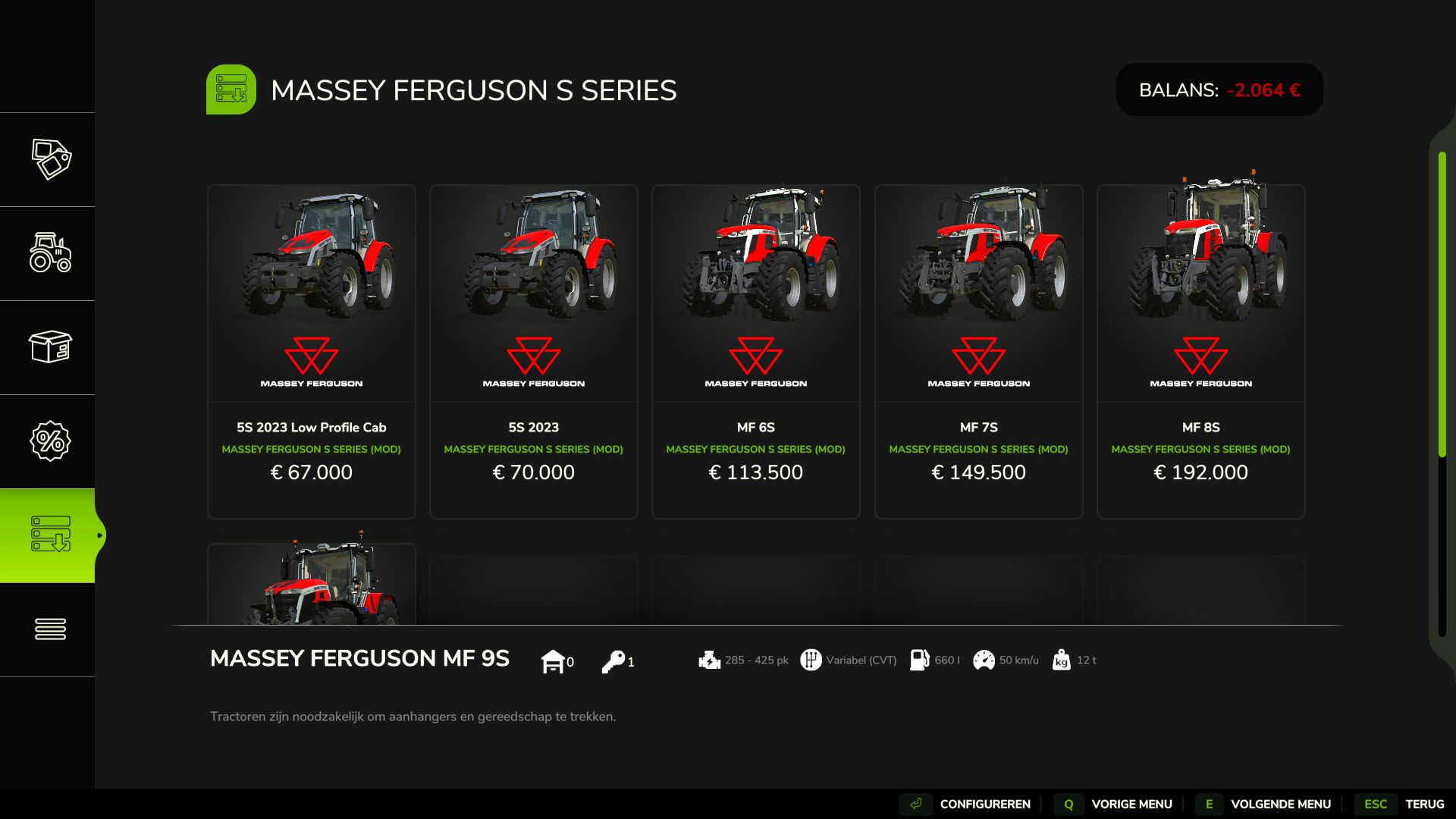 Massey Ferguson S Pack