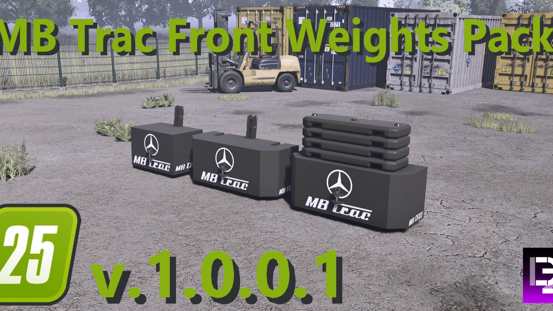 MB TRAC front weight