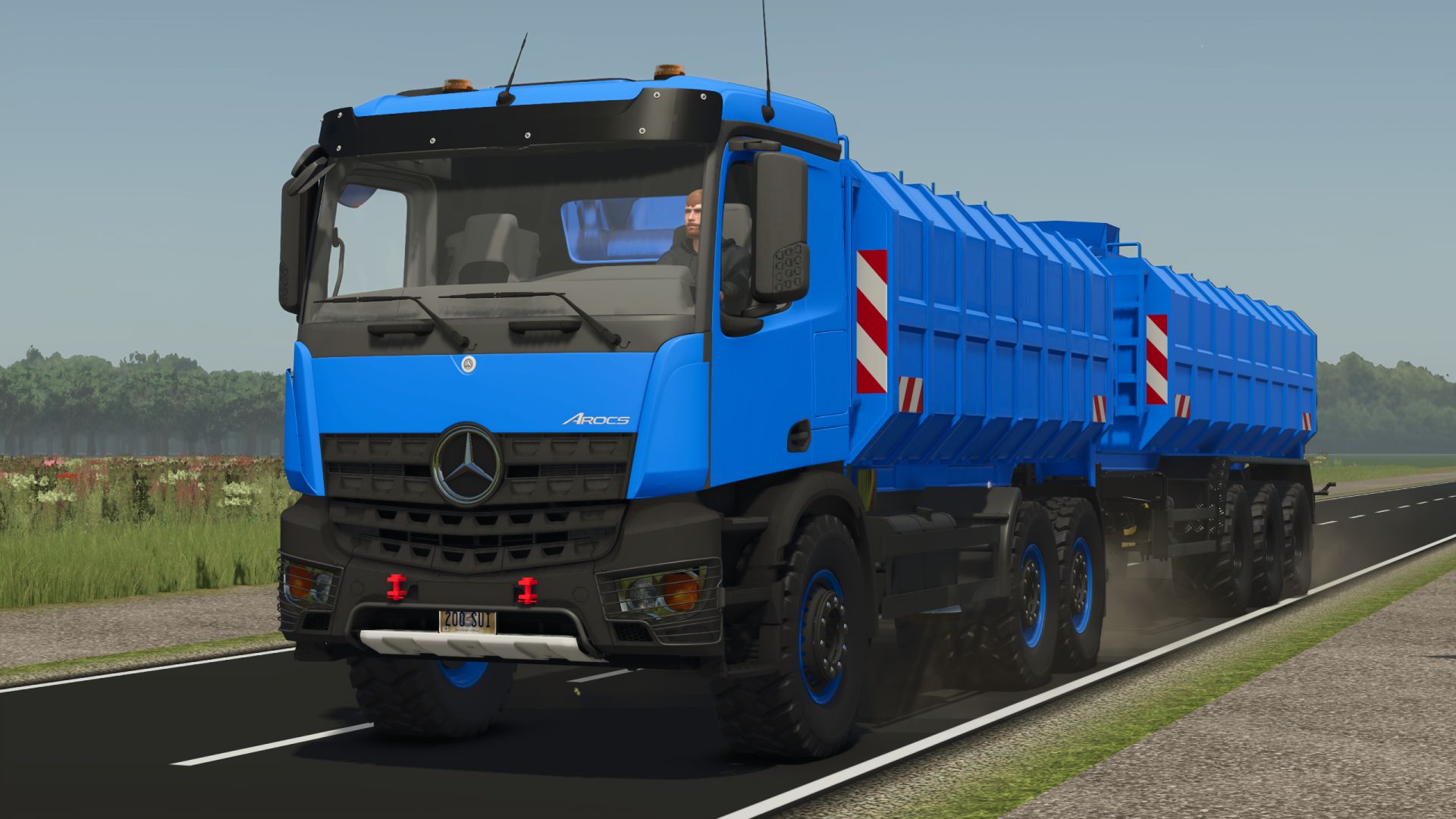 Mercedes Arocs Milchtransporter