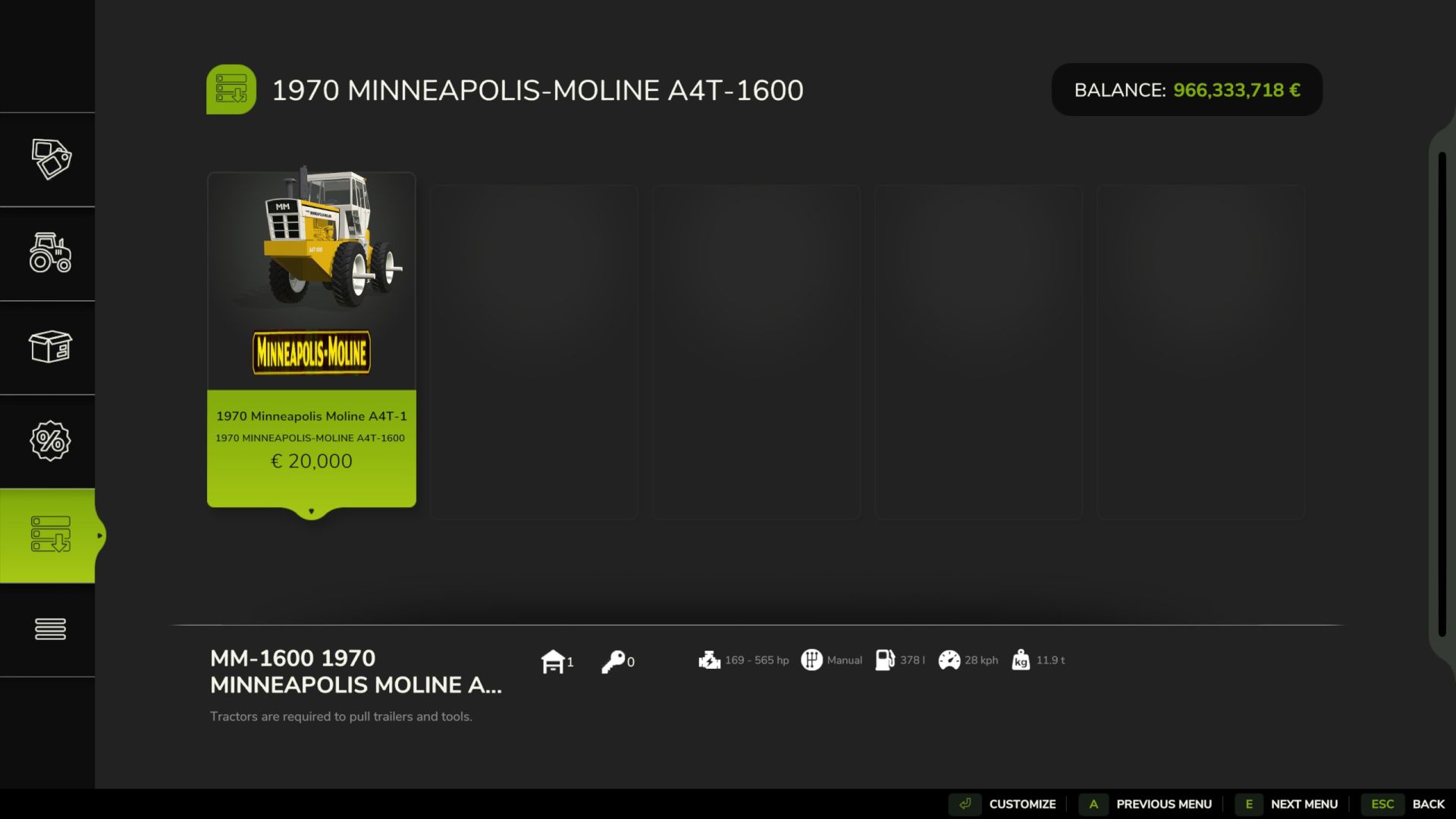 Minneapolis Moline A4t