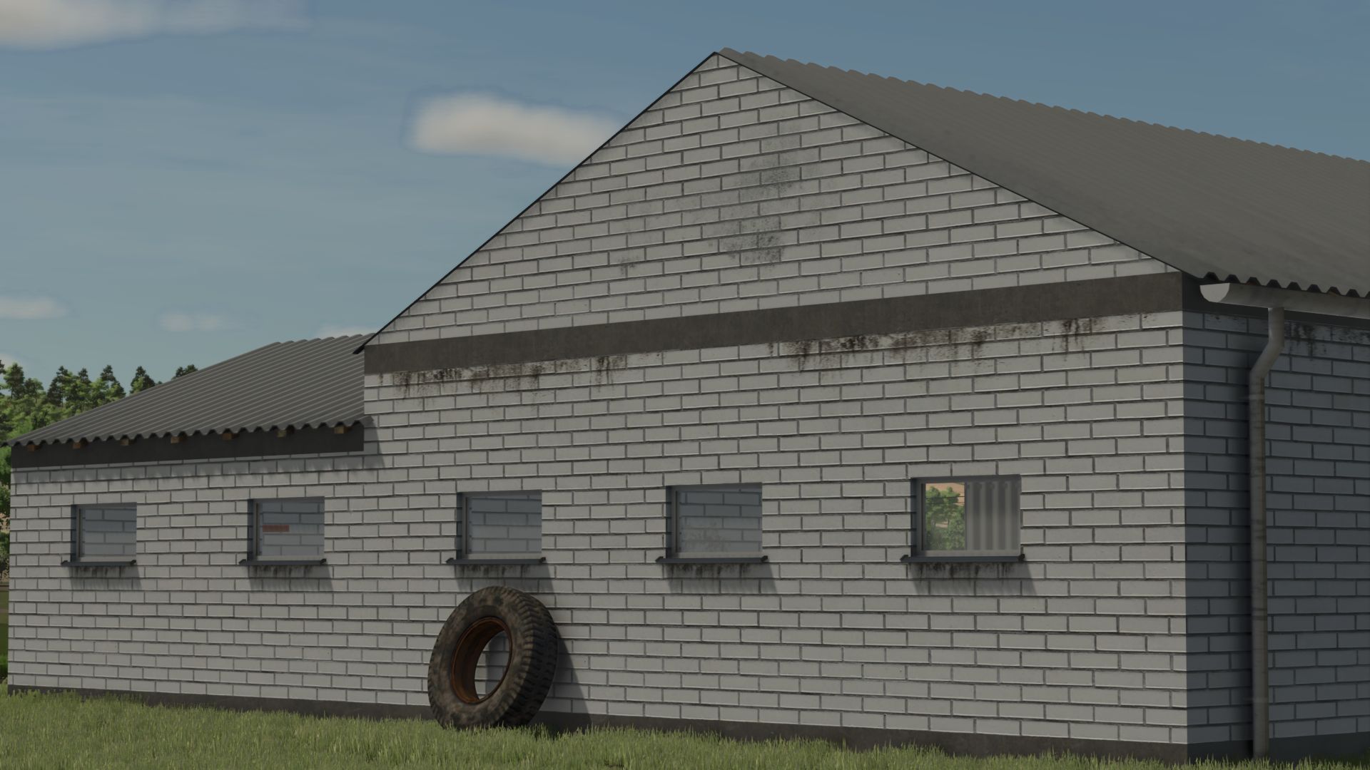 Modern Barn with Garage