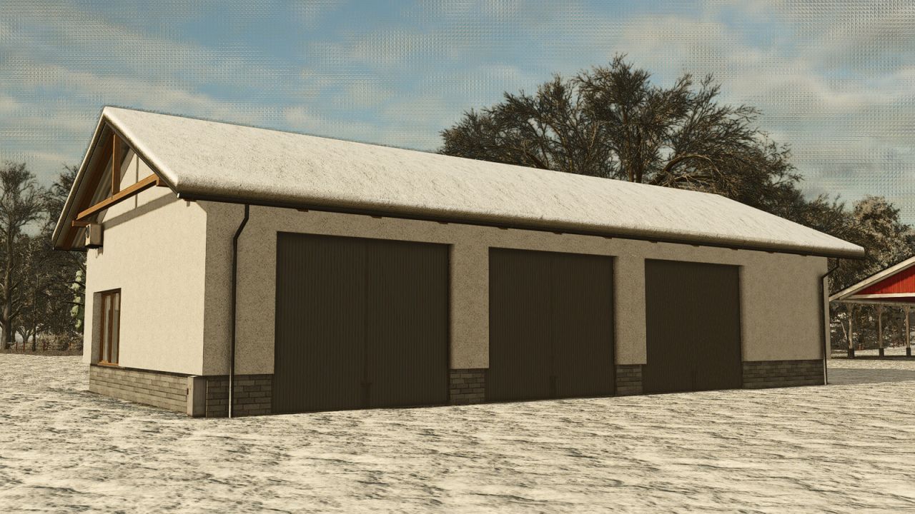 Modern Barn With Workshop