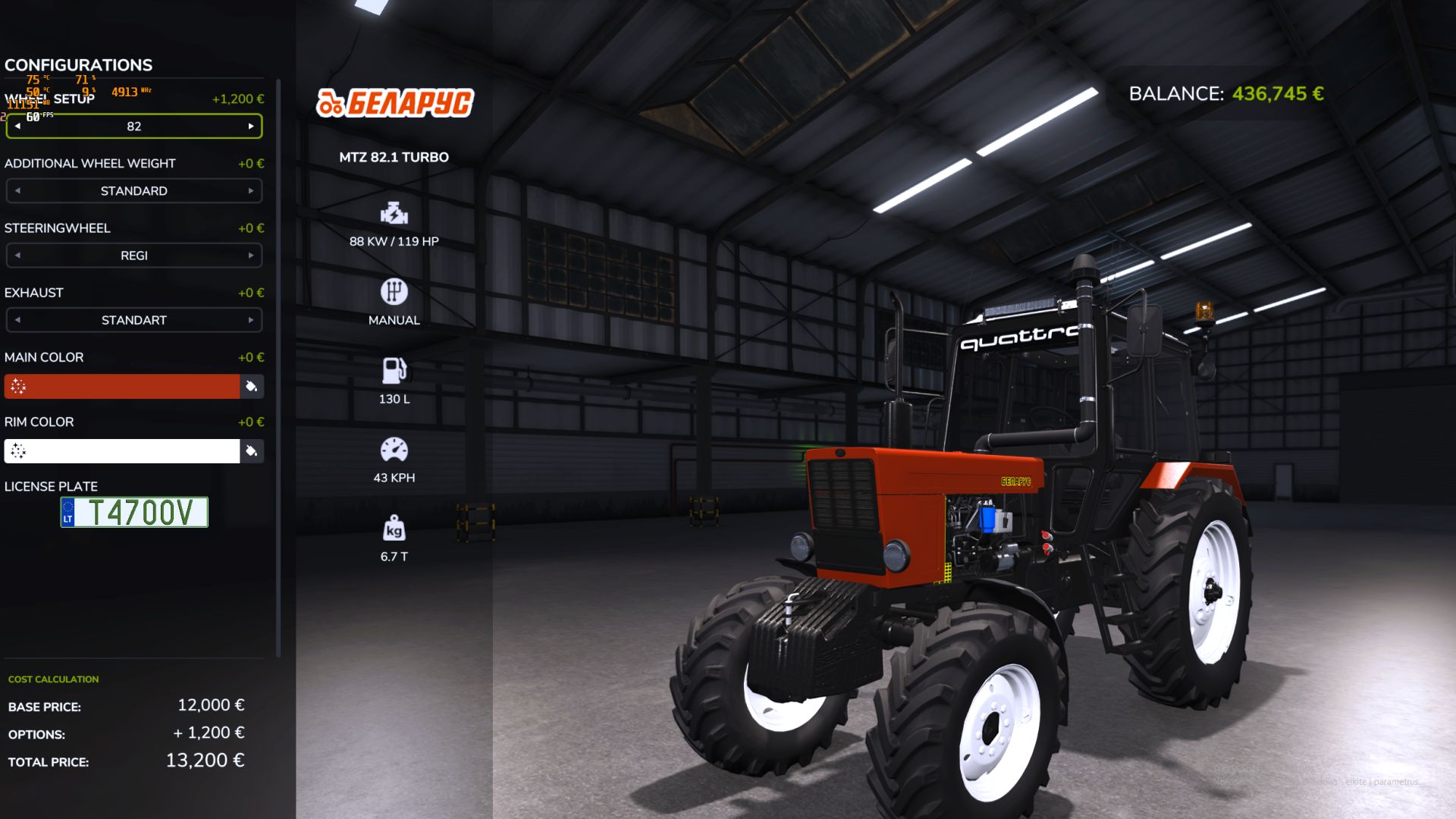 MTZ 82.1 Turbo