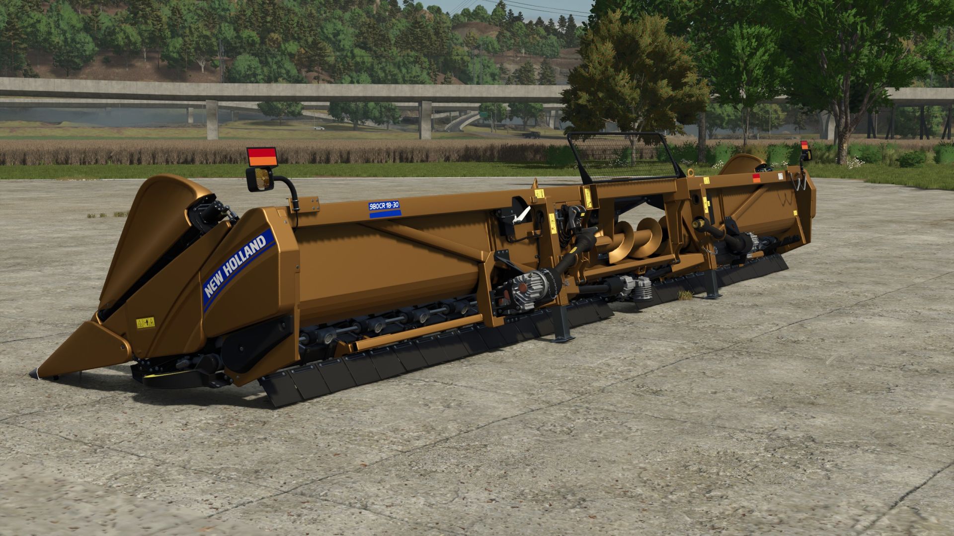 New Holland 980C Header Gold Edition