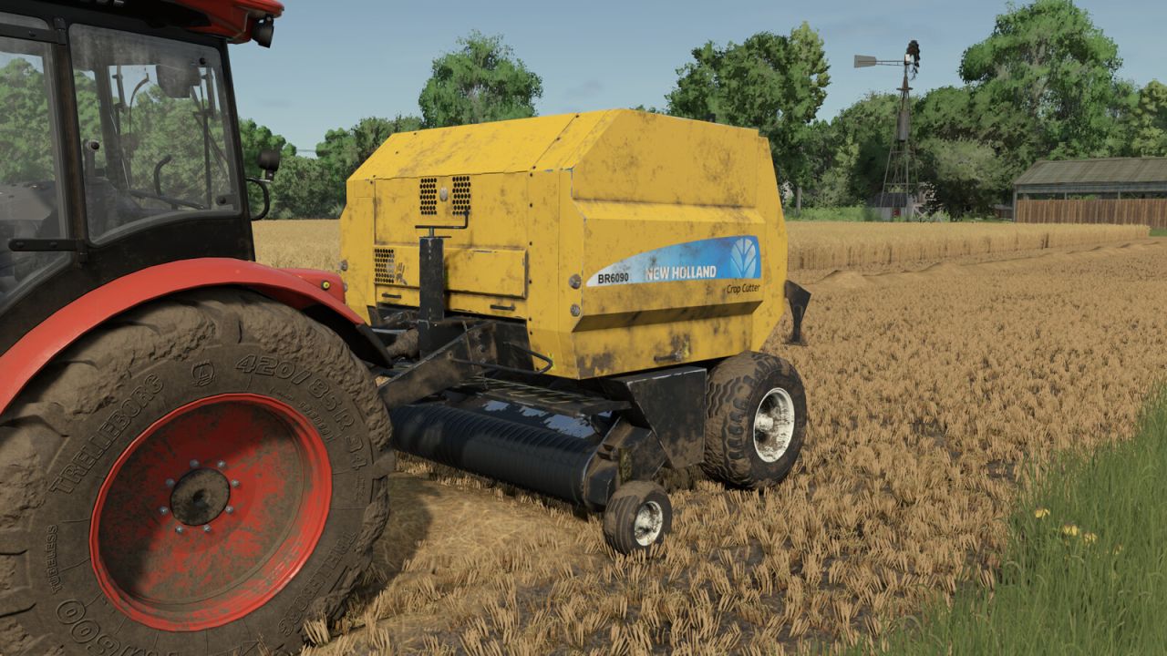 New Holland BR 6090 e Caso RB 344