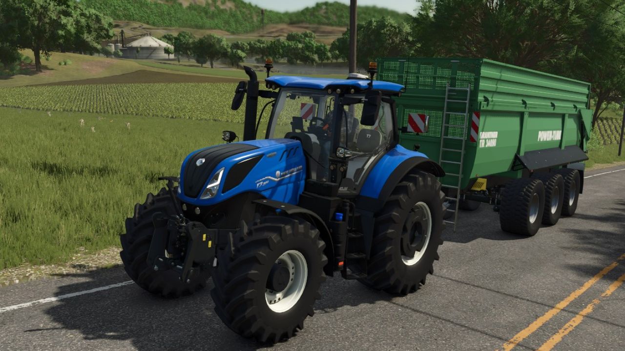 Son de tuyau ouvert New Holland T7