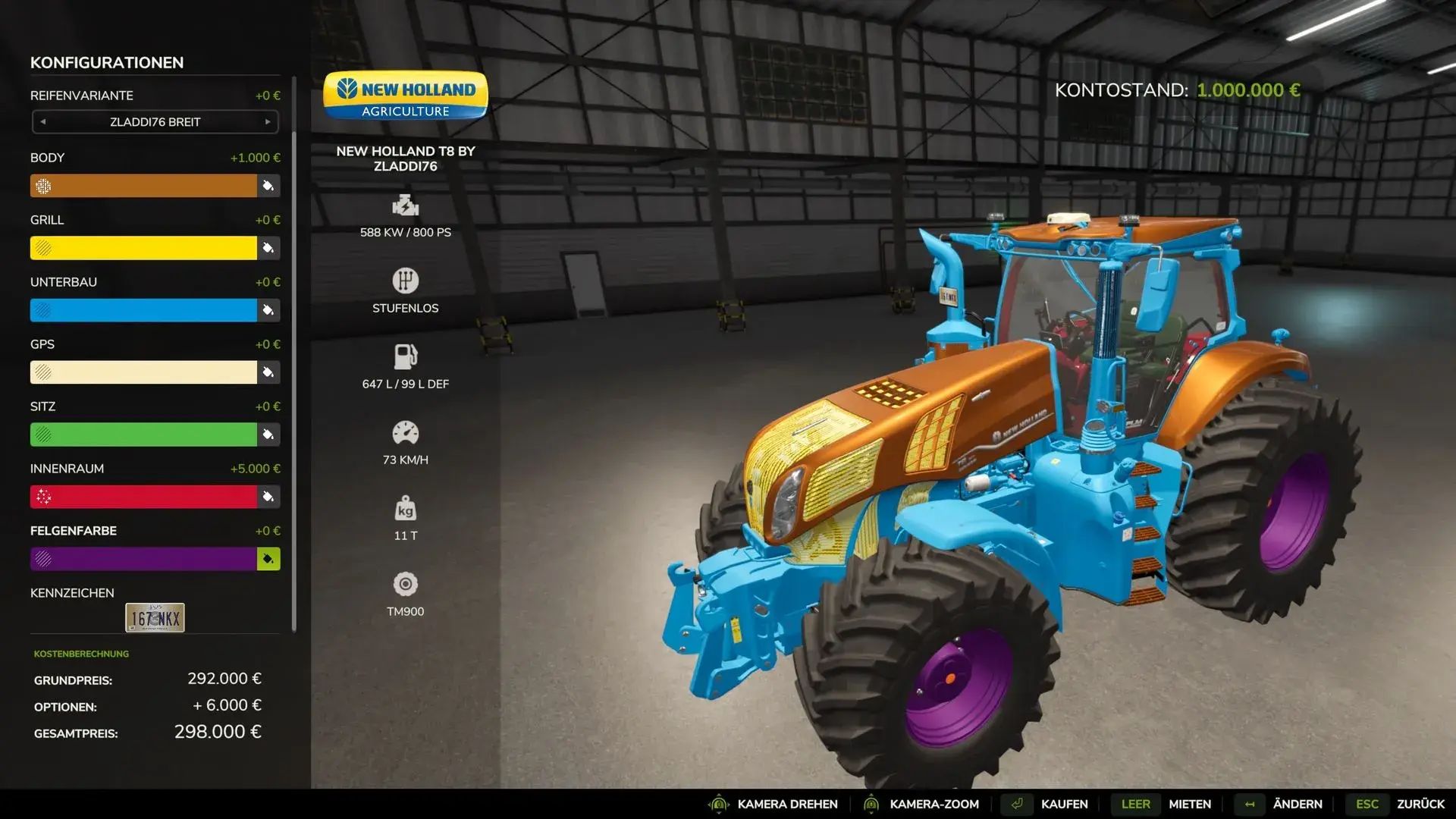 New Holland T8 Edit