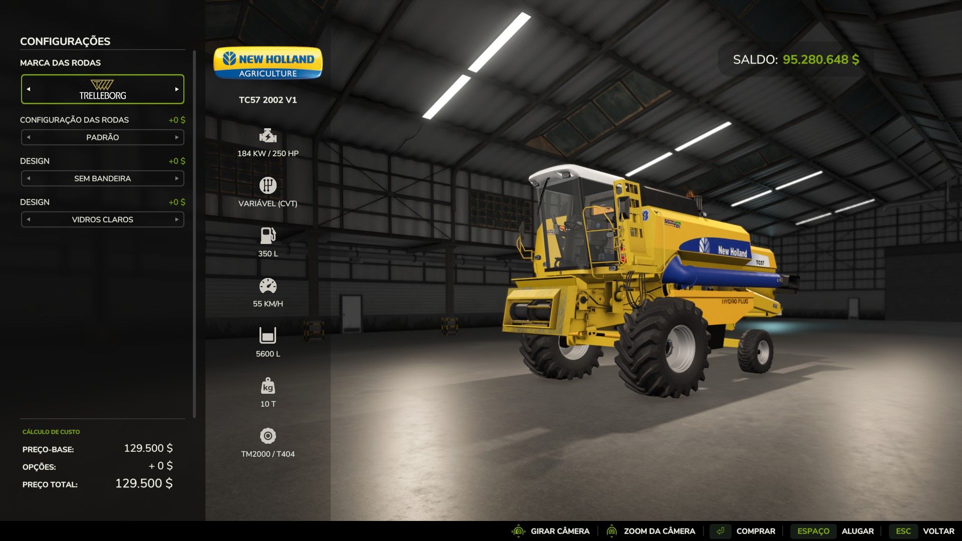 New Holland TC57 2002