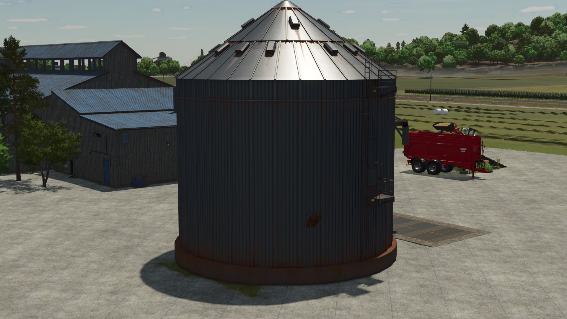 Old farm silo