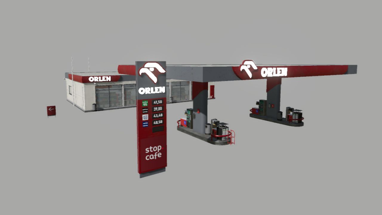 Orlen-tankstation (Prefab)