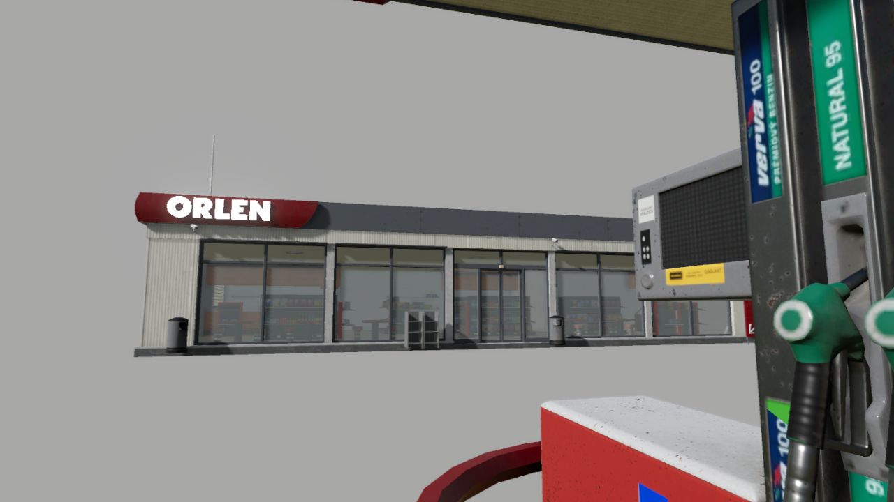 Orlen-tankstation (Prefab)