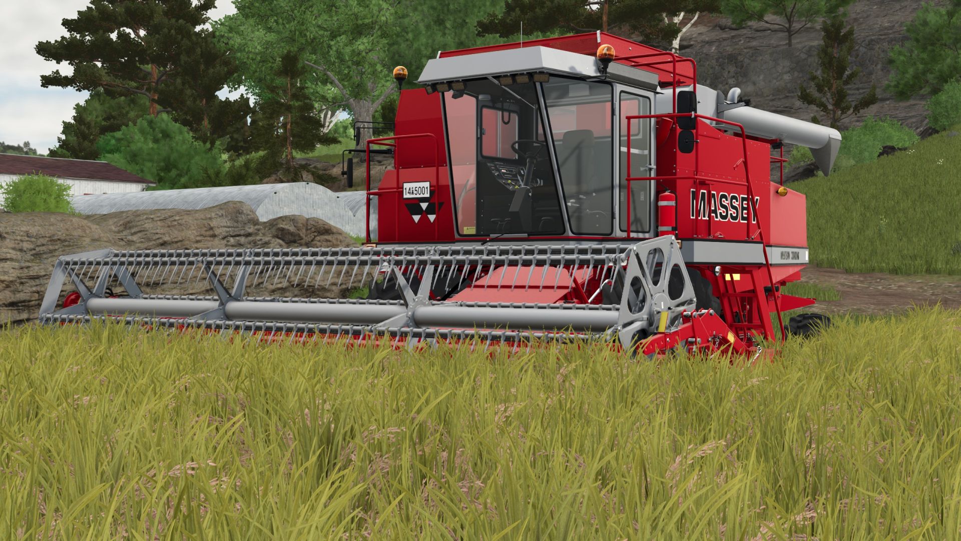 Pack of harvesters to harvest rice