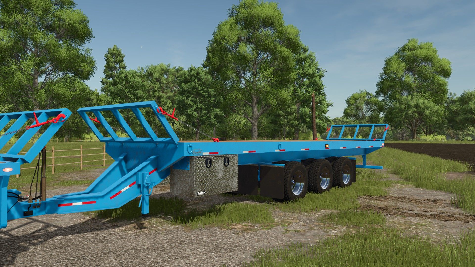 FS25 Bale Flatbed Trailers - KingMods