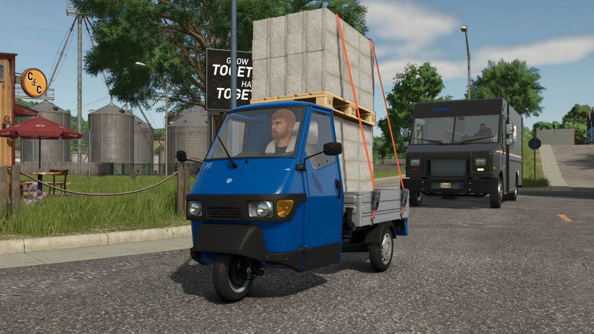 Piaggio Ape 50 heavy loadings