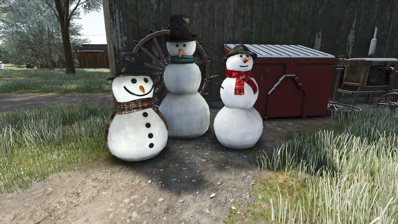 Placeable Snowman Pack