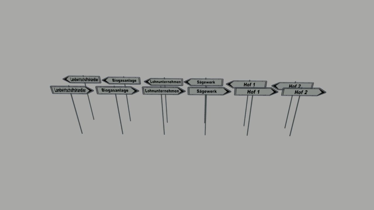 Panneaux de signalisations Prefab