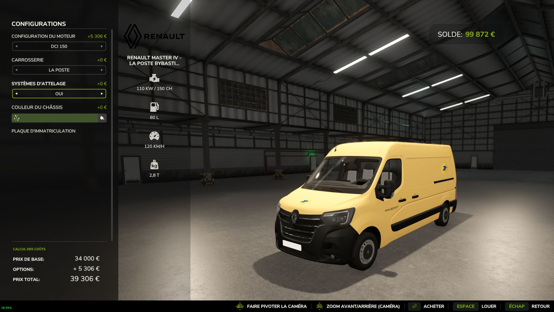 Renault Master 2020 - La Poste Edit