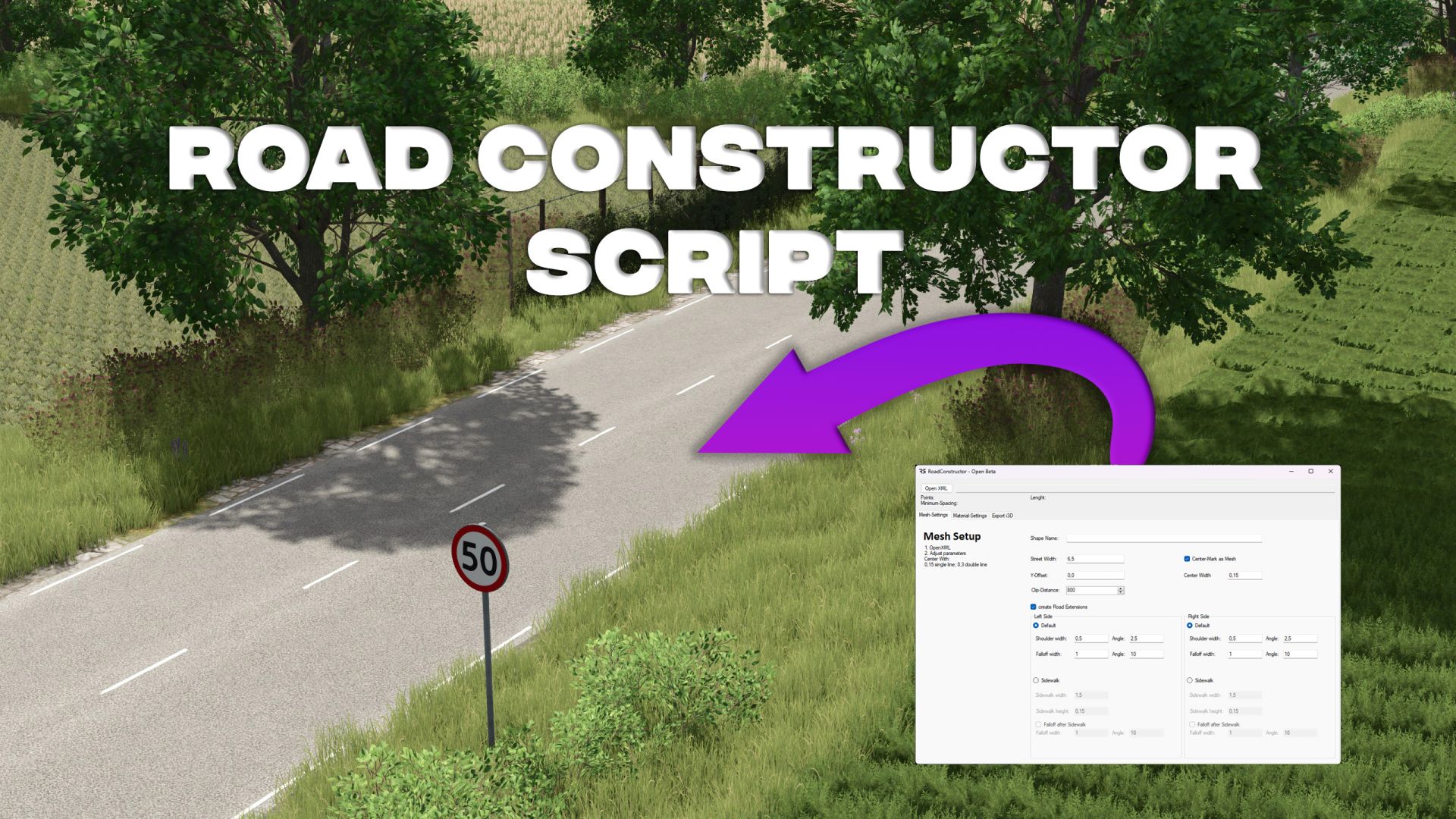 RoadCreator Script Pack