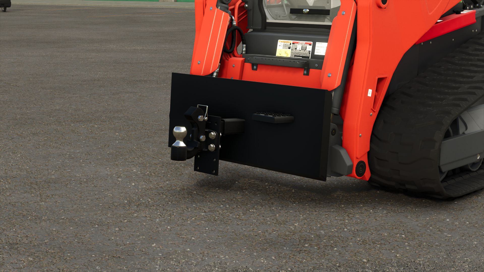 Skid Steer Loader Hitch Adapter