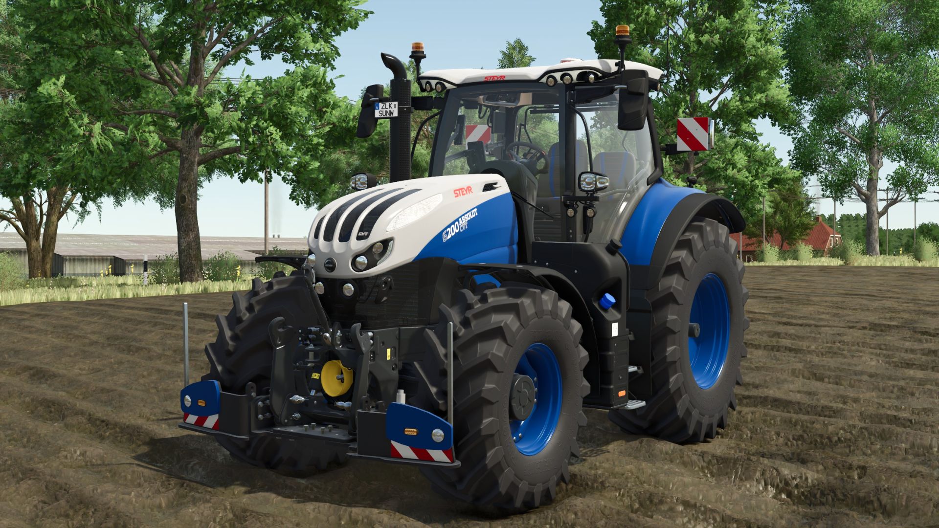 Steyr Absolut with Agribumper FS25 - KingMods