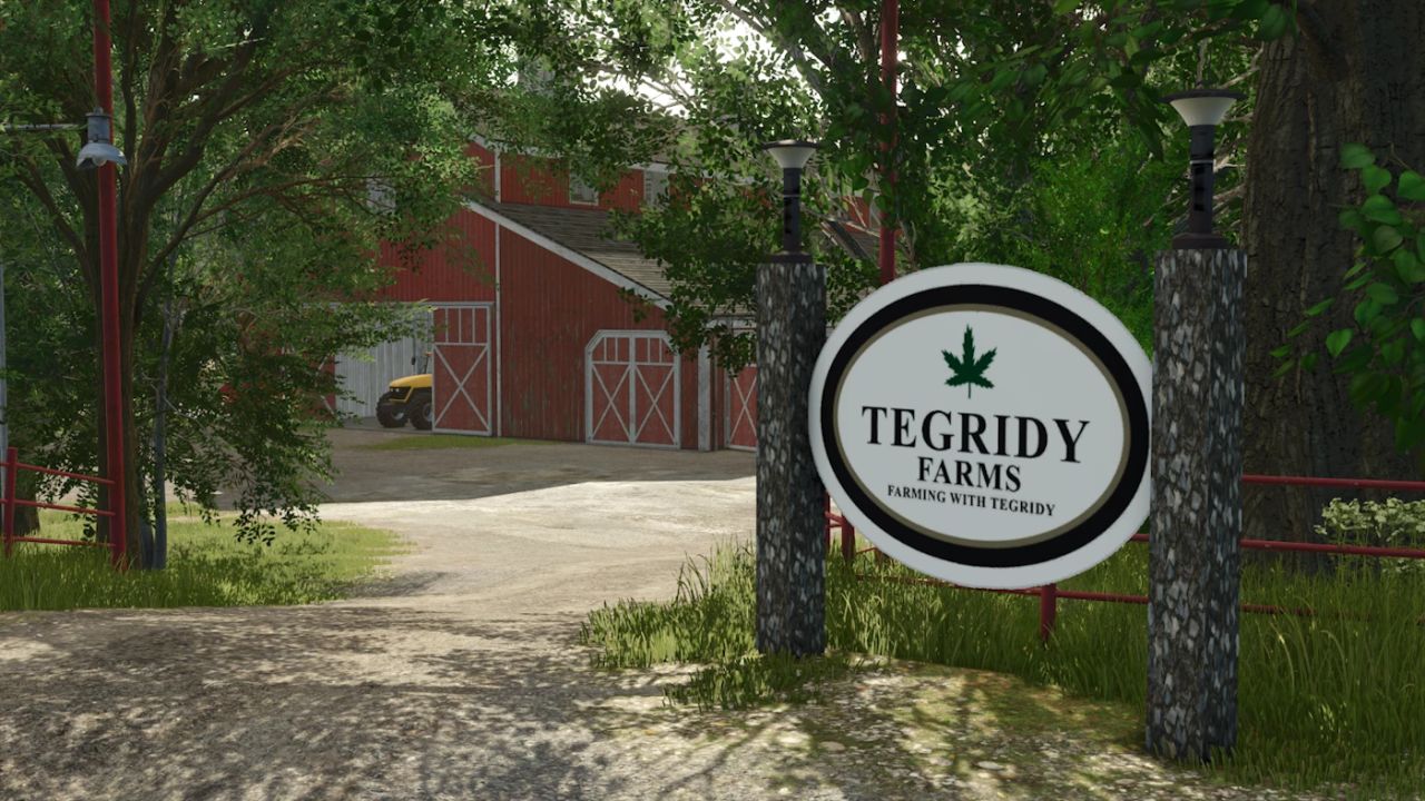 Tegridy Farm Sign