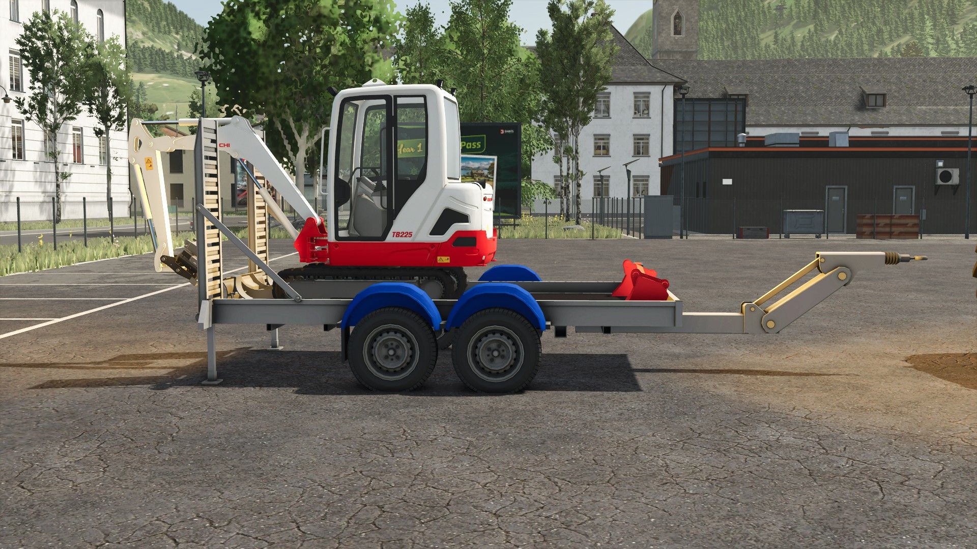 Trailer 2 axles Hubière FS25 - KingMods