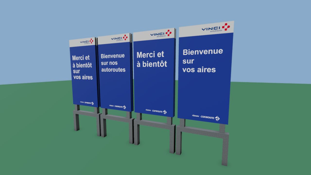 Pack Panneau Vinci Autoroute (Prefab)