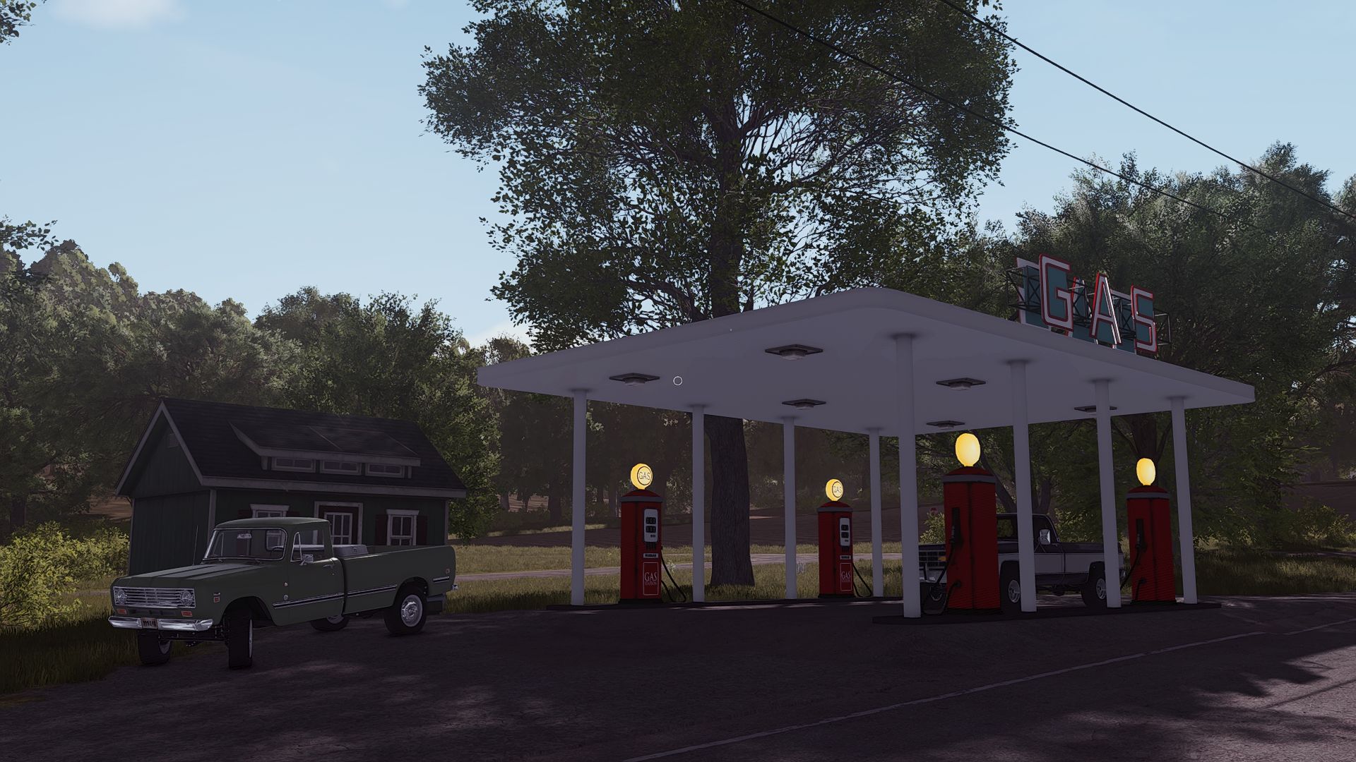 Station-service vintage FS25 - KingMods