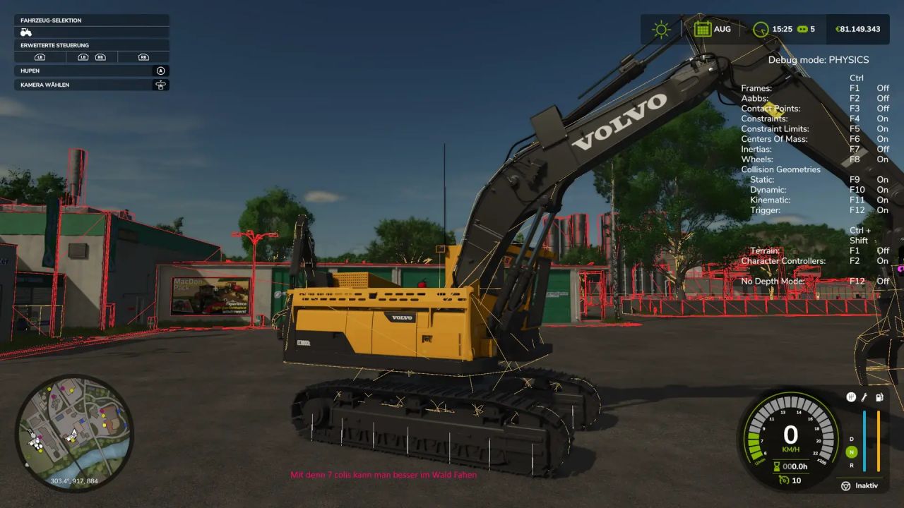 Volvo EC250DL (Mehr Kollisionen)