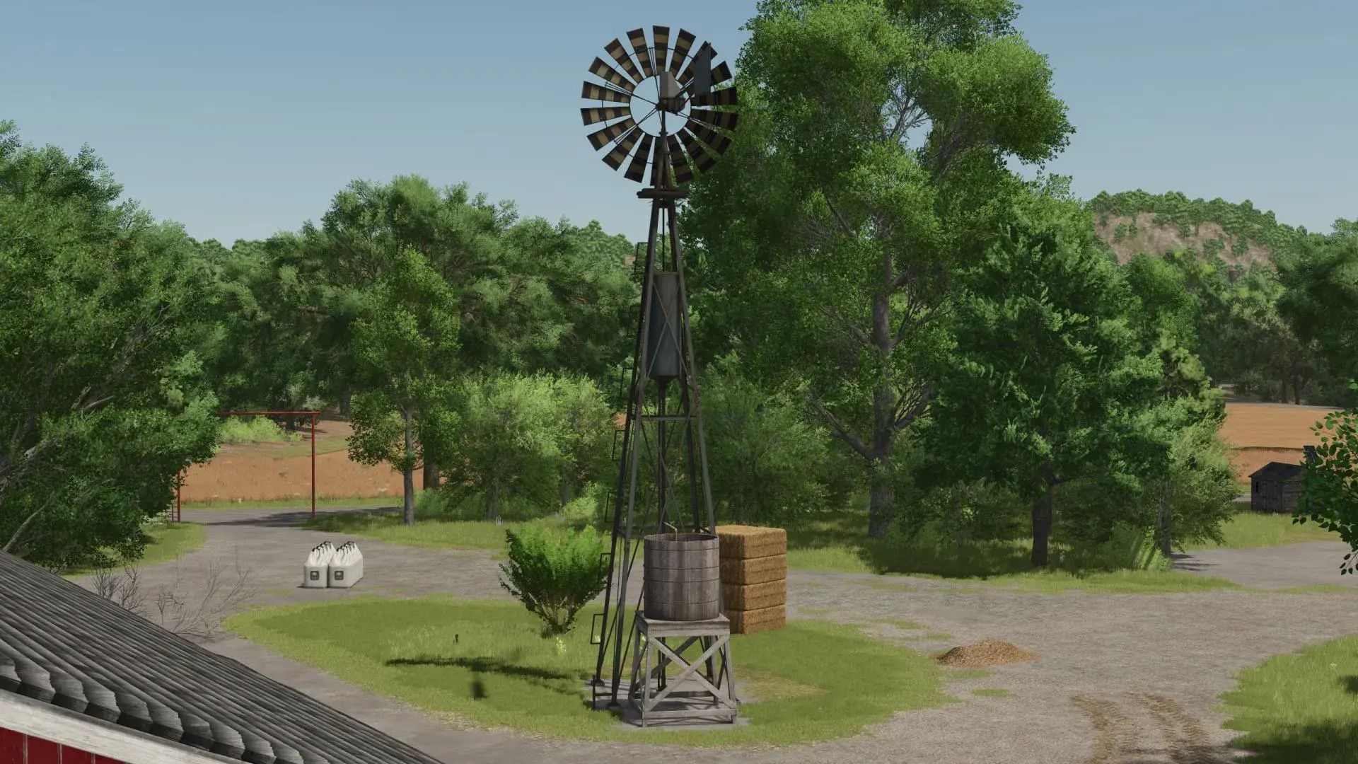 Wind turbine for pumping and distributing water