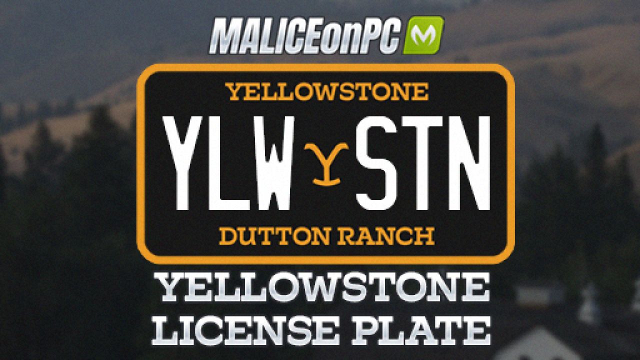 Targa di Yellowstone Dutton Ranch